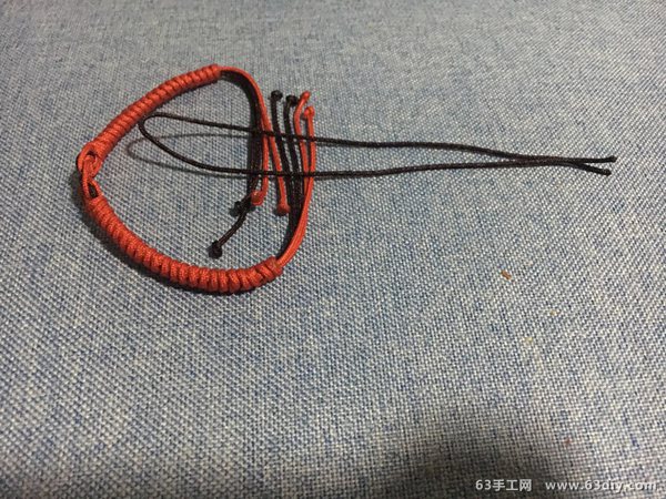 双钱金刚结手链 第21步